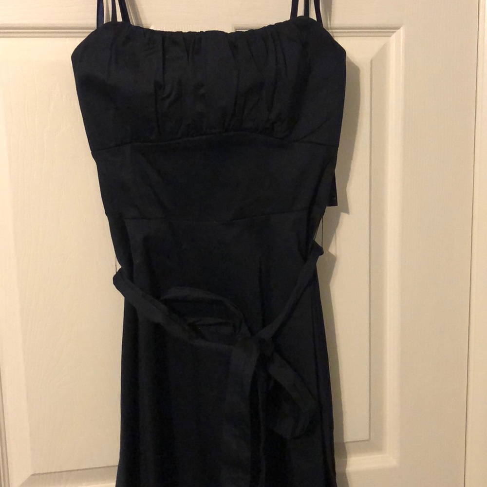 Alyn Paige navy short dress